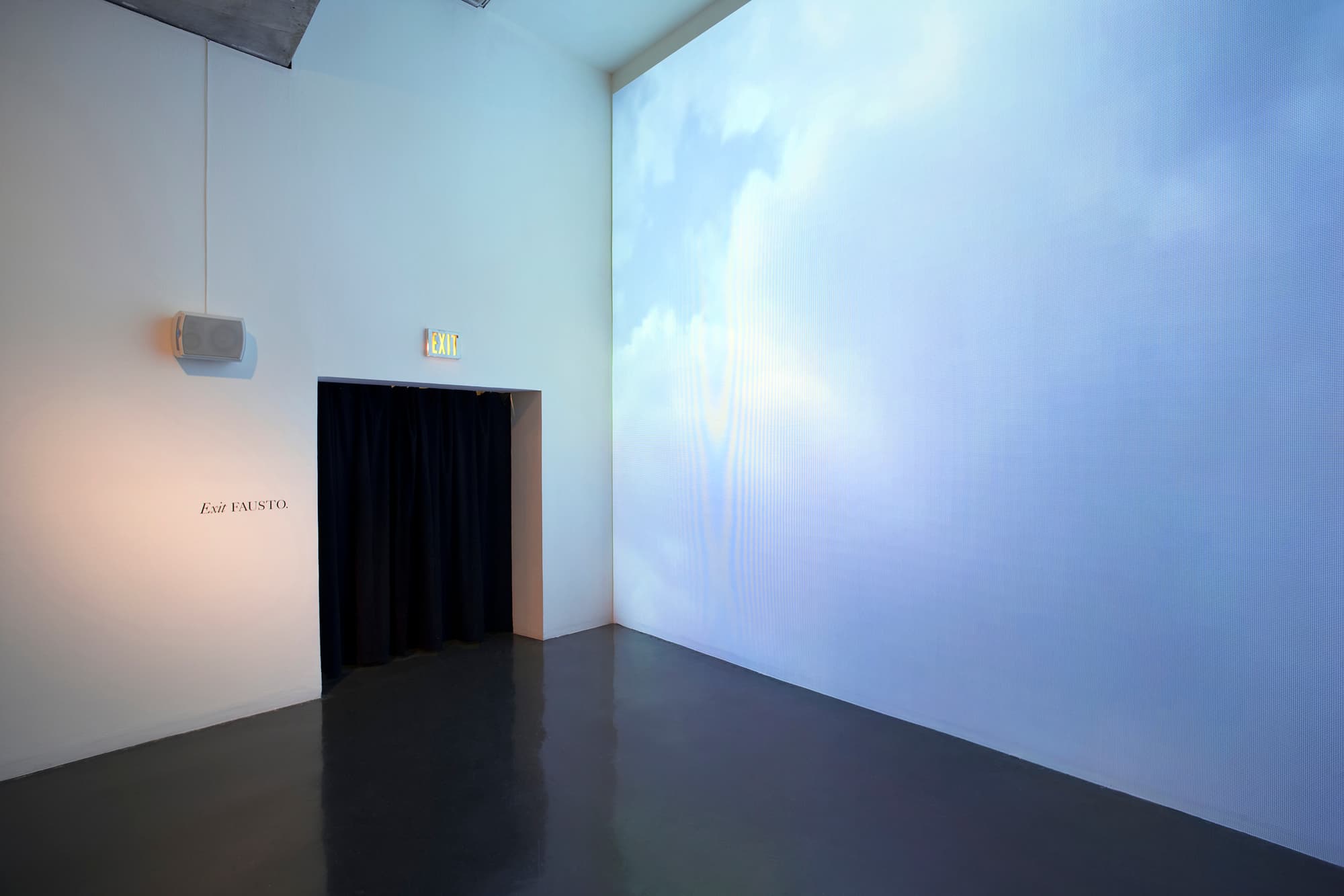 Closet Drama, Installation view, BAM Matrix, 2011.
Live Feed, sound, vinyl